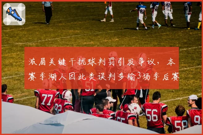 浓眉关键干扰球判罚引发争议,本赛季湖人因此类误判多输3场季后赛级对决