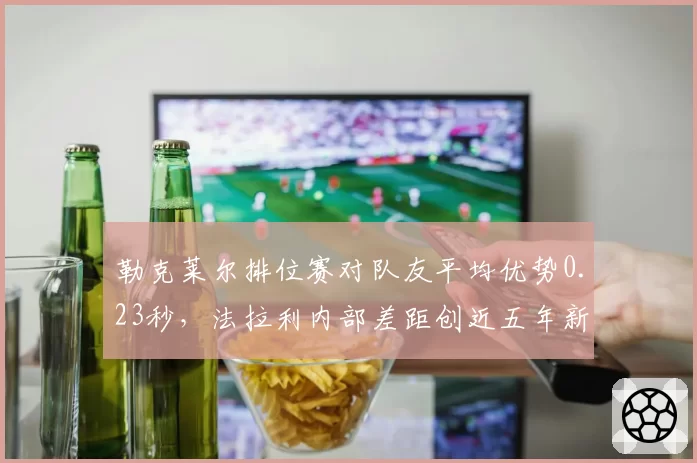 勒克莱尔排位赛对队友平均优势0.23秒，法拉利内部差距创近五年新高