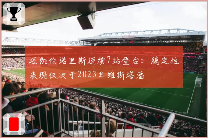 迈凯伦诺里斯连续7站登台：稳定性表现仅次于2023年维斯塔潘